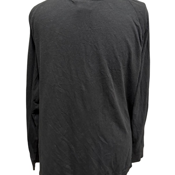 SOLD Victoria's Secret PINK Charcoal Leopard sequin Long Sleeve Tee - Picture 4 of 5